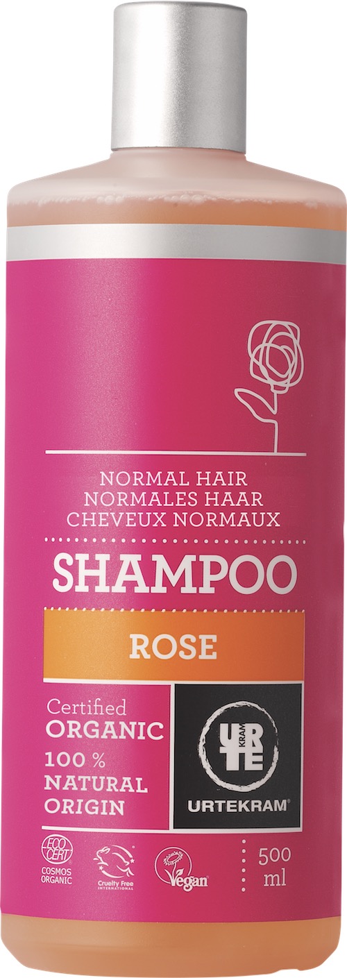 Urtekram Shampooing rose cheveux normal bio 500ml